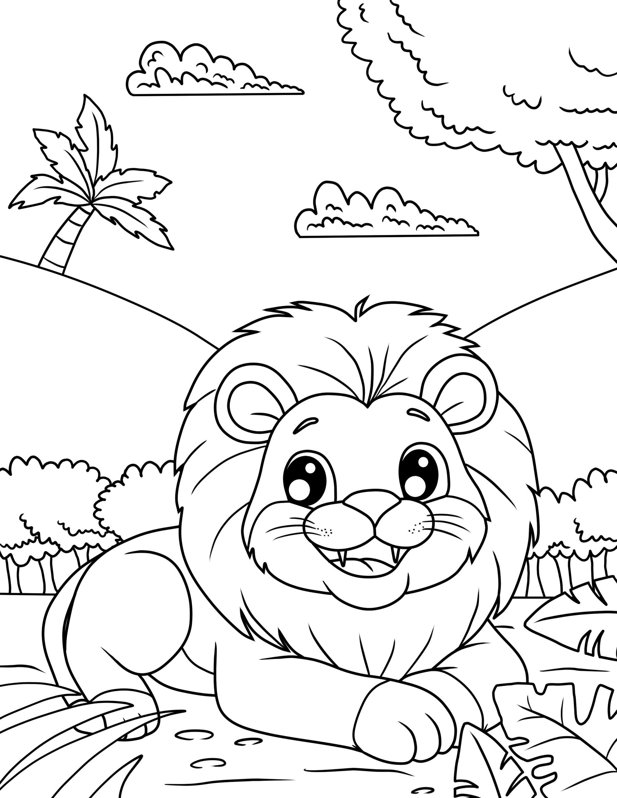 jungle pictures to color jungle pictures to color