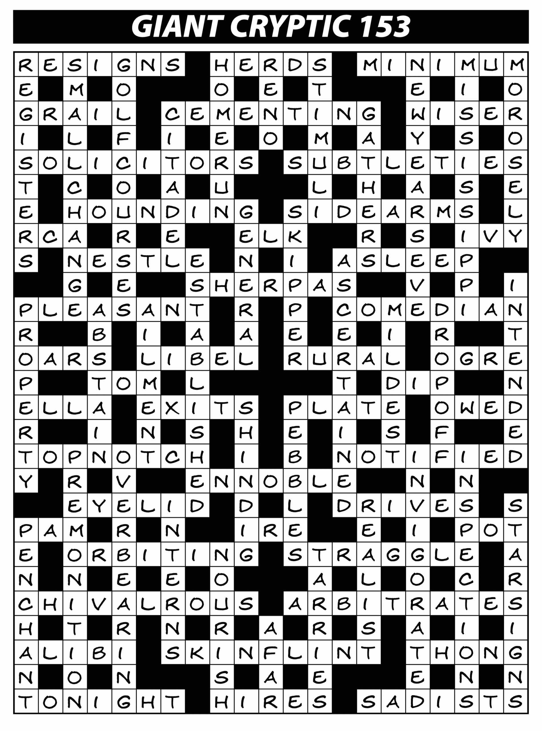 assert crossword clue assert crossword clue