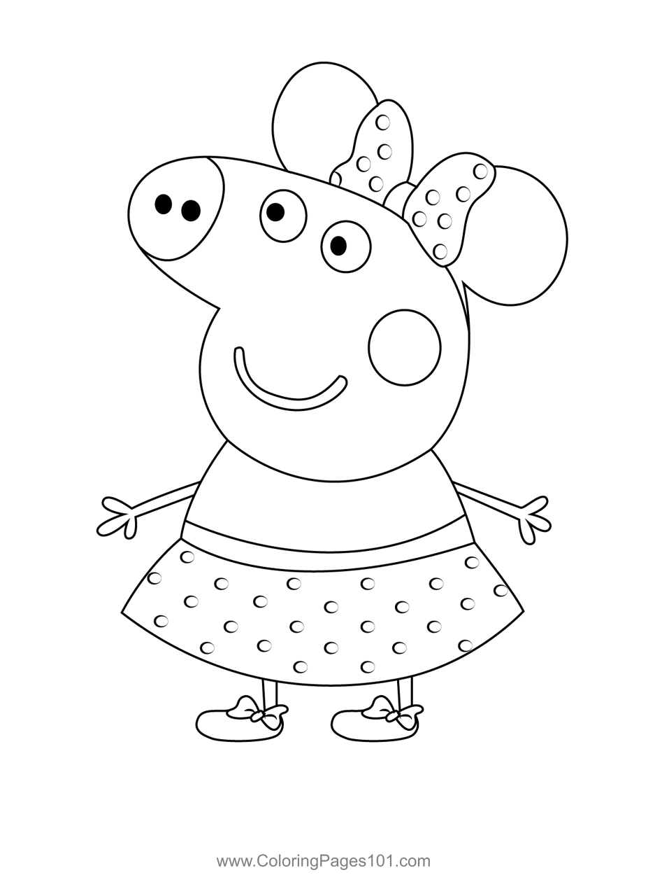 peppa pig coloring sheets peppa pig coloring sheets