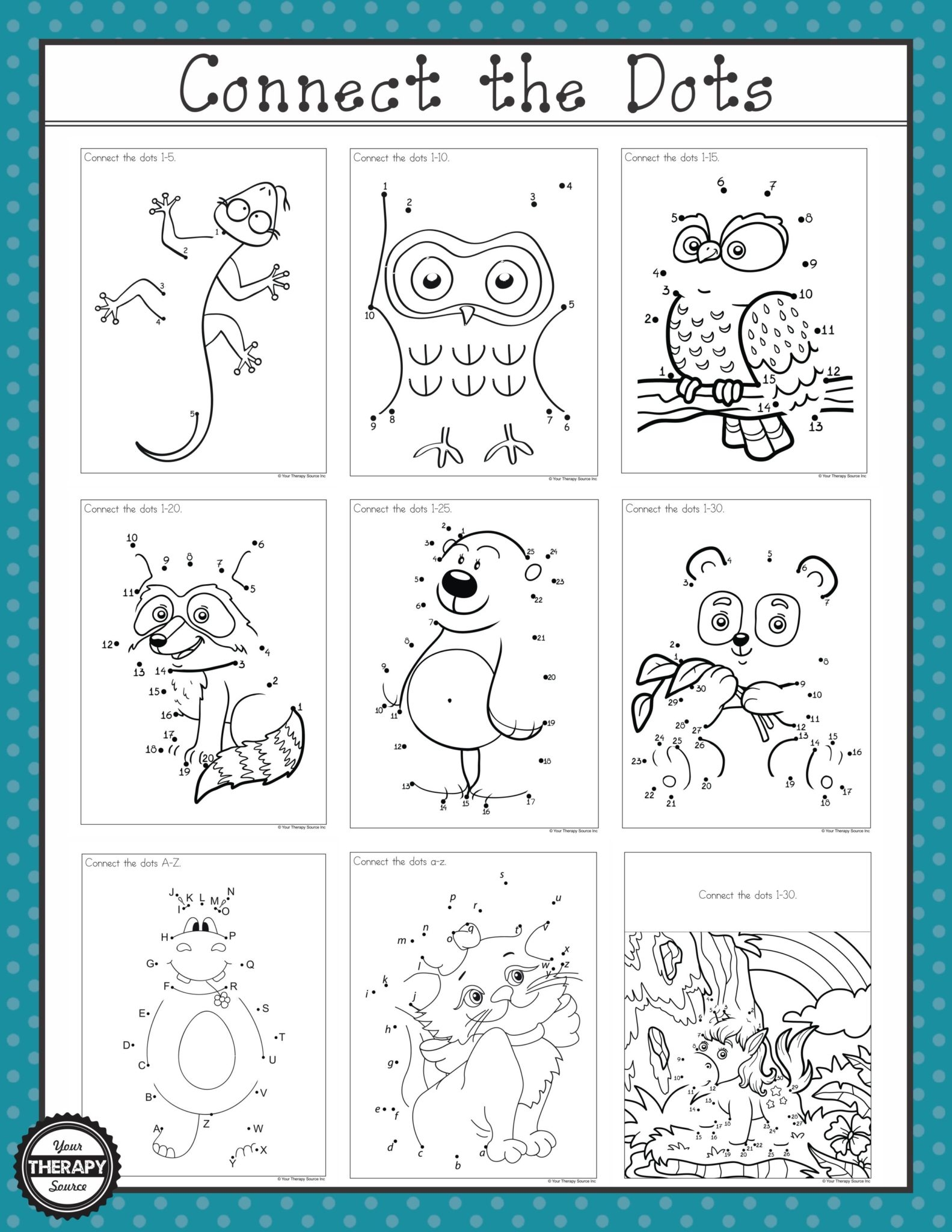 connect the dots printables