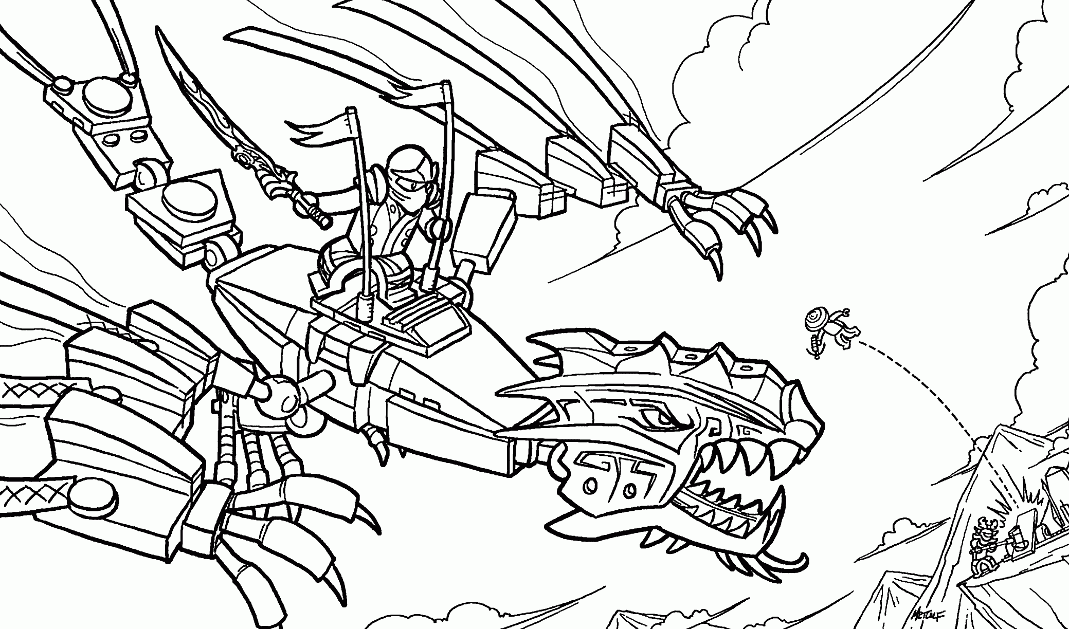 Cool Dragon Coloring Pages PDF Ideas Coloringfolder