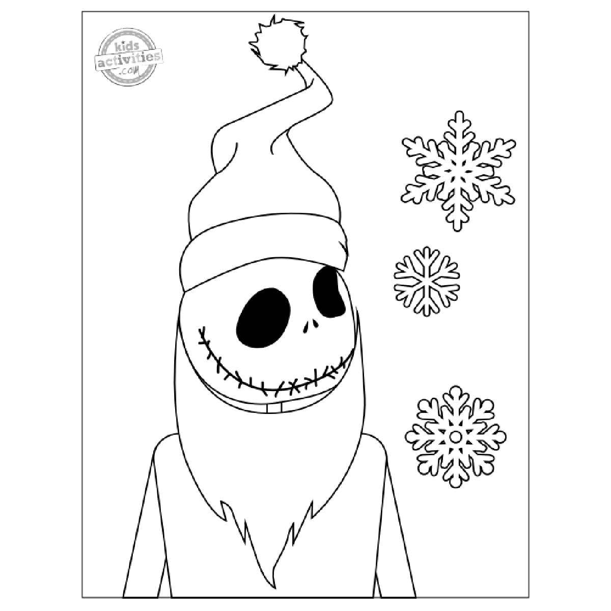 coloring pages jack skellington coloring pages jack skellington