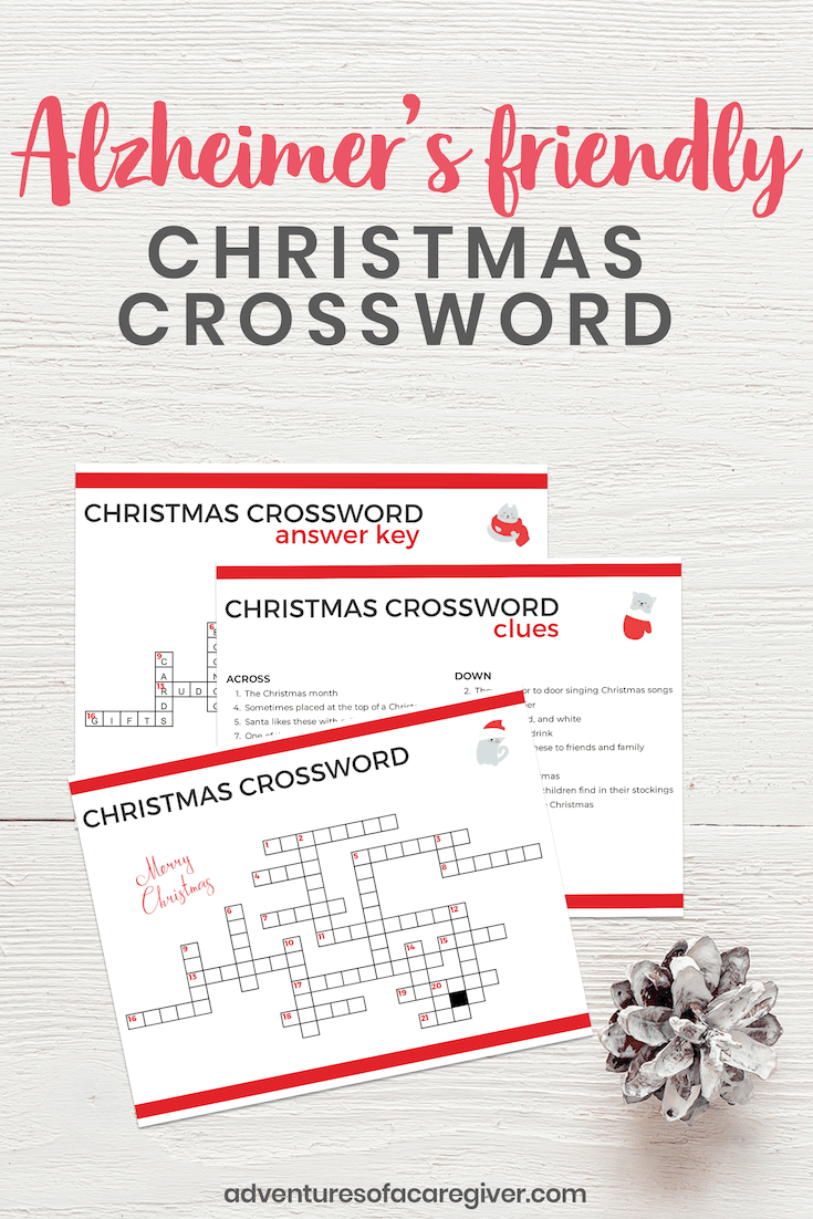 Create An Alzheimer s Friendly Crossword Puzzle Adventures Of A Caregiver Create An Alzheimer s Friendly Crossword Puzzle Adventures Of A Caregiver