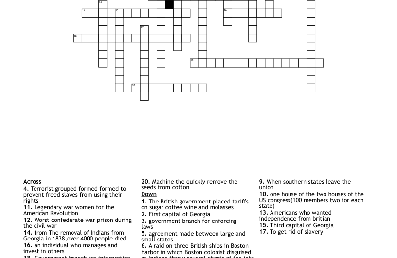 Make Your Own Crossword Puzzle