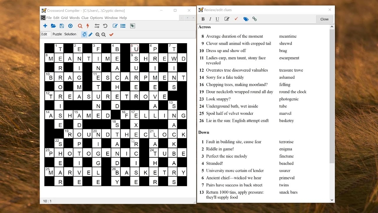 Creating A Cryptic Or Quick Crossword YouTube Creating A Cryptic Or Quick Crossword YouTube