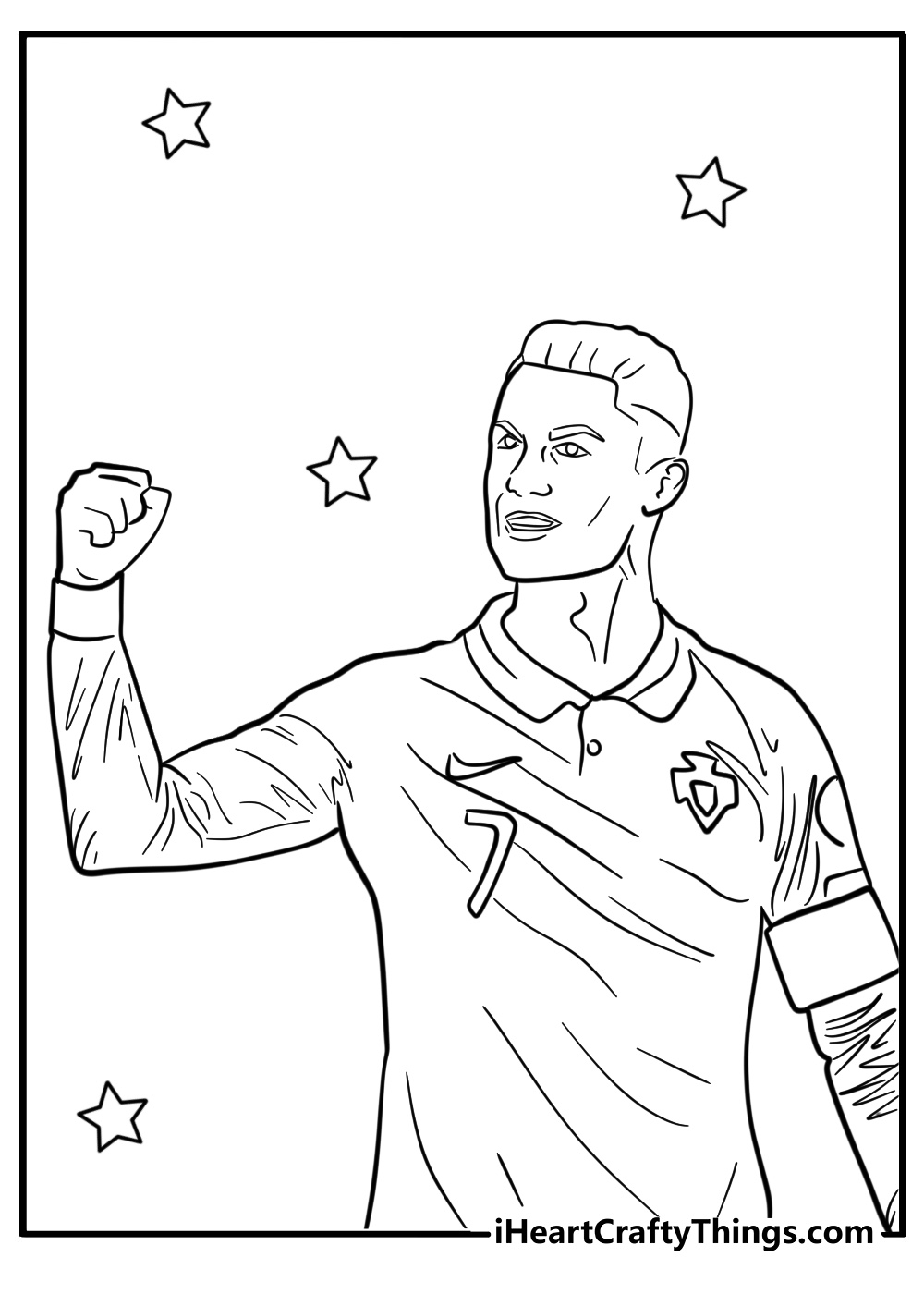 Cristiano Ronaldo Coloring Pages 25 Free Printable PDFs Cristiano Ronaldo Coloring Pages 25 Free Printable PDFs