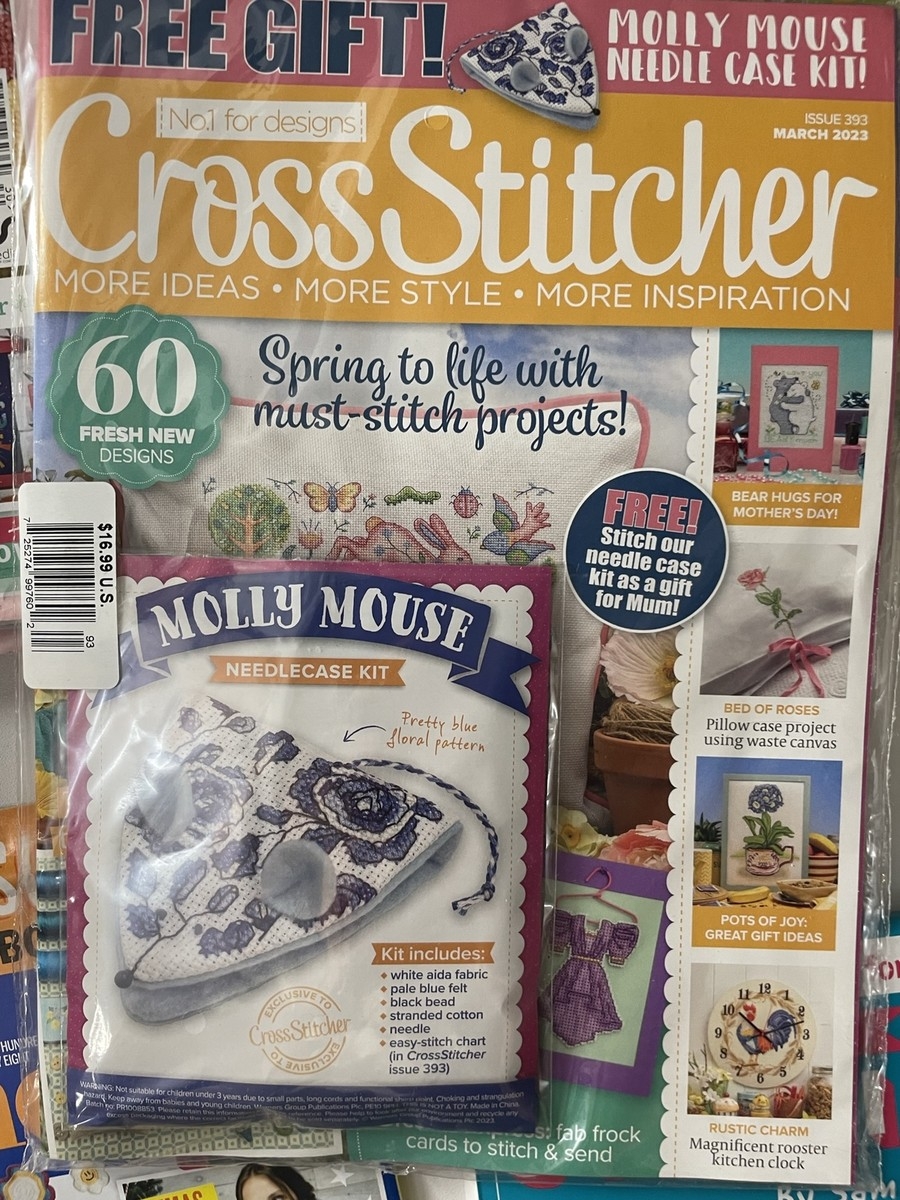 Cross Stitcher Magazine Molly Mouse Needle Case Kit 60 New Designs EBay UK Cross Stitcher Magazine Molly Mouse Needle Case Kit 60 New Designs EBay UK