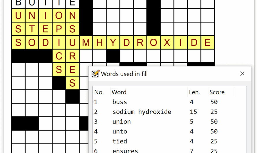 Crossword Clue Modify