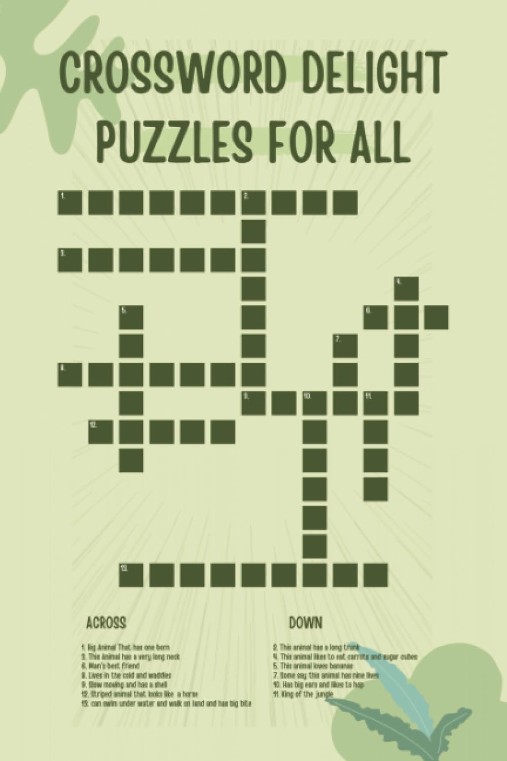 Crossword Delight Puzzles For All Elabd Mohtady Amazon de B cher