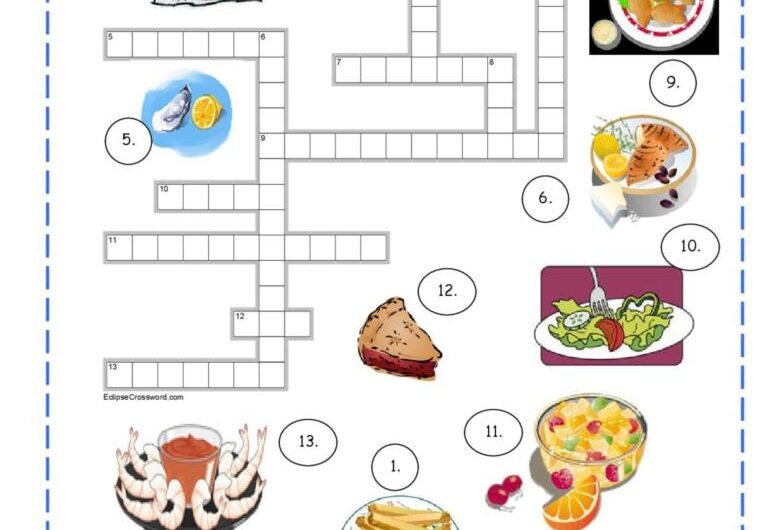 Food Fishes Crossword