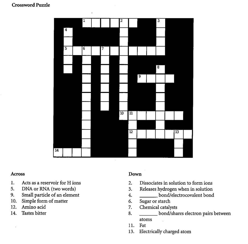 Crossword Puzzle 14 1 2 3 4 5 6 7 10 11 9 8 12 13 Crossword Puzzle 14 1 2 3 4 5 6 7 10 11 9 8 12 13