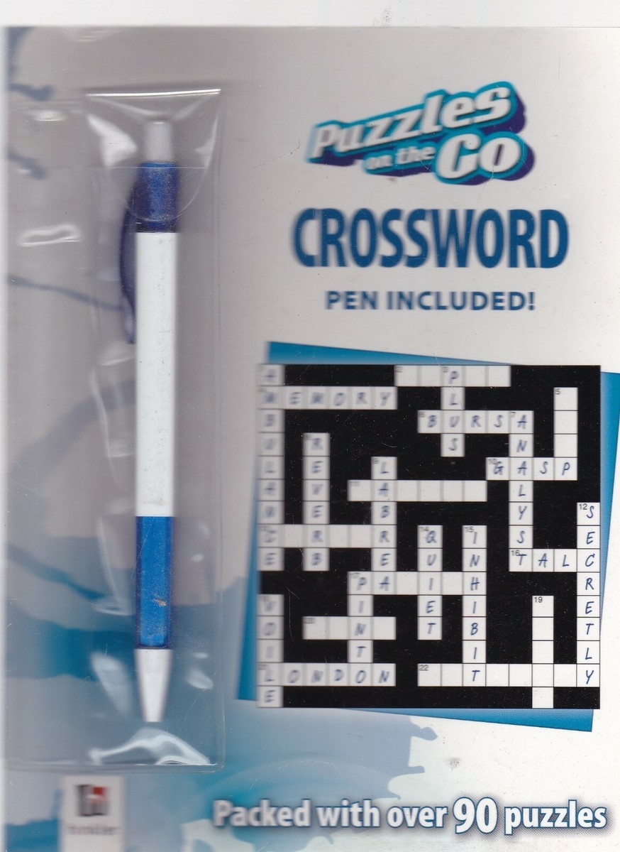 Crossword Puzzle Book Pen 90 Puzzles EBay UK Crossword Puzzle Book Pen 90 Puzzles EBay UK
