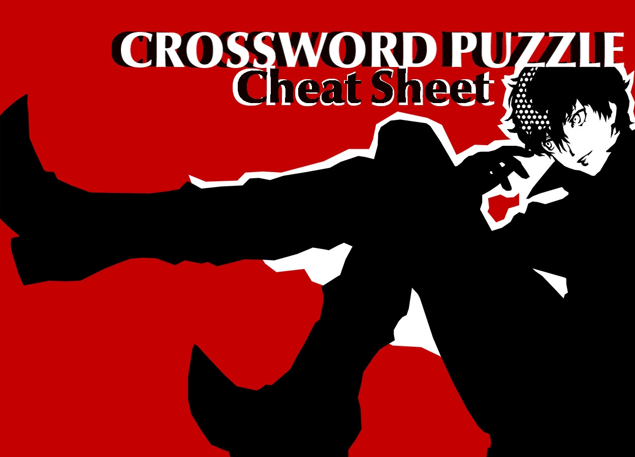 Crossword Puzzle Cheat Sheet Mod For Persona 5 Royal PC P5R PC Mods Crossword Puzzle Cheat Sheet Mod For Persona 5 Royal PC P5R PC Mods