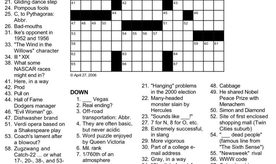 Clues Crossword Puzzle Clue