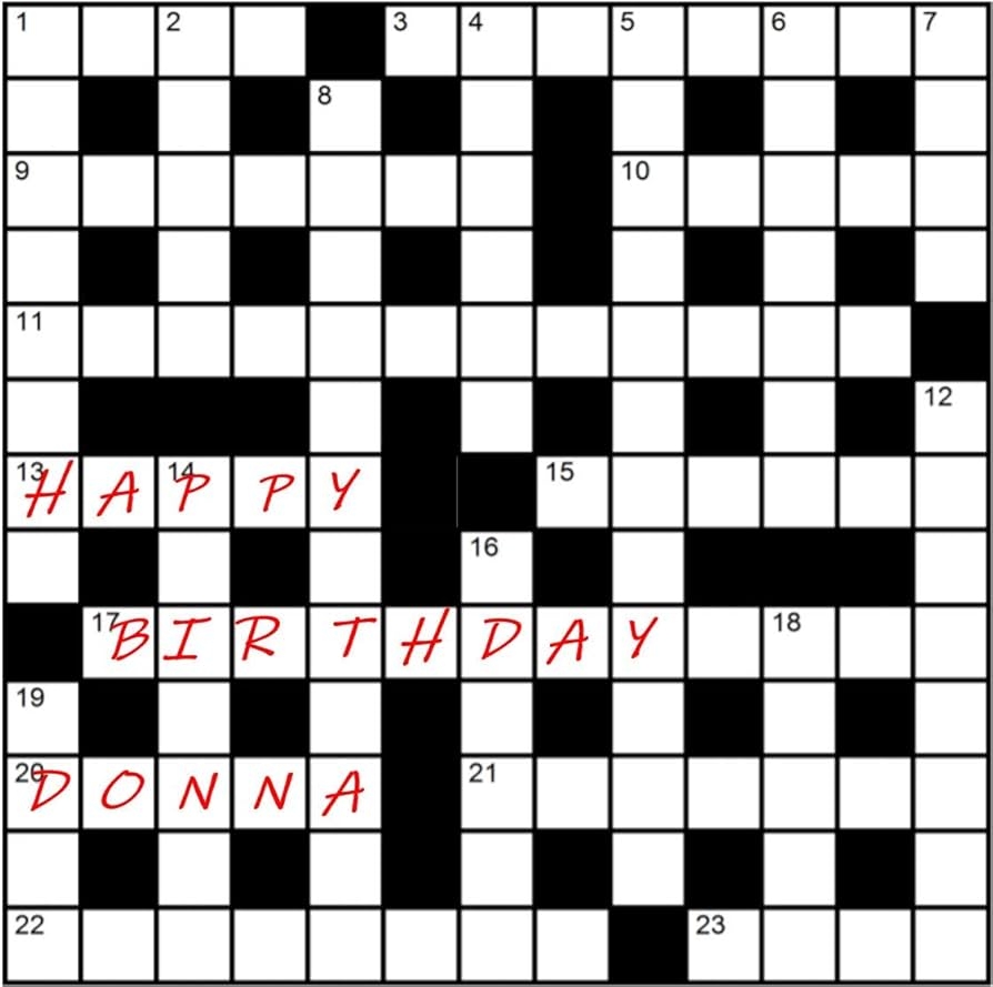 Crossword Puzzle Square Cake Topper 7 5 Edible Icing Or Wafer Size Can Be Changed Wafer Amazon co uk Grocery Crossword Puzzle Square Cake Topper 7 5 Edible Icing Or Wafer Size Can Be Changed Wafer Amazon co uk Grocery