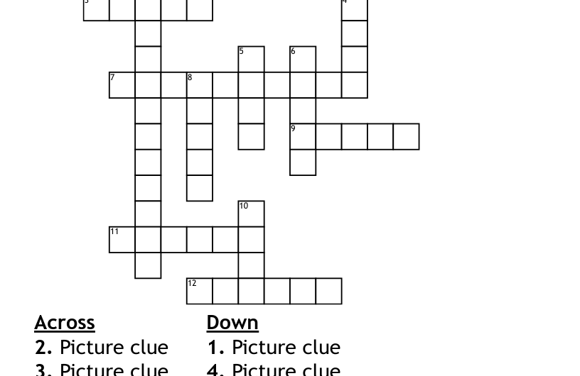 Picture Puzzle Crossword Clue