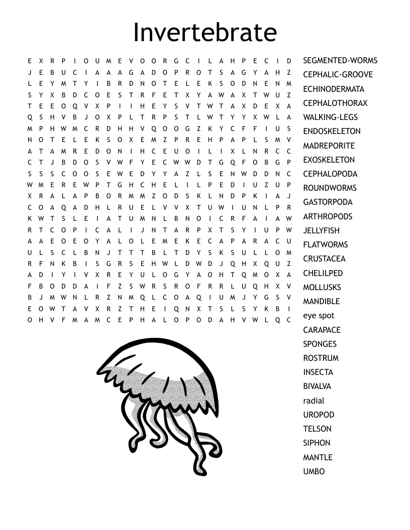 Crustaceans Crossword WordMint Crustaceans Crossword WordMint