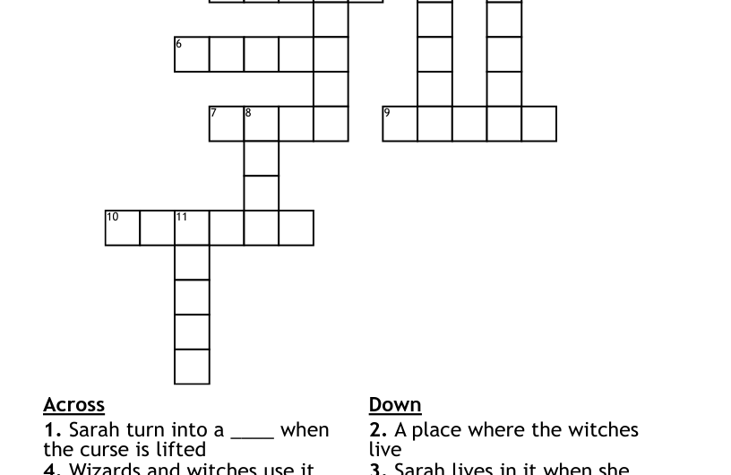 Cursed Crossword Clue