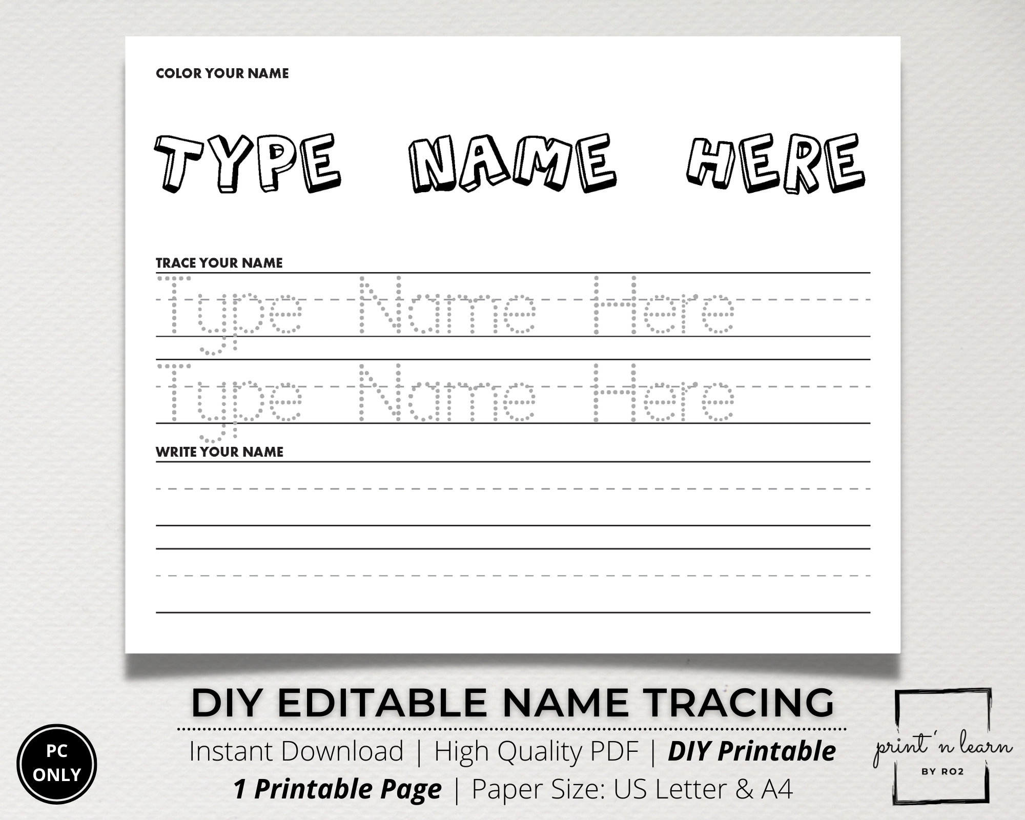Custom Name Tracing Sheet Handwriting Practice Name Writing Name Worksheet Editable Name Tracing Name Trace Worksheet Printable Etsy Custom Name Tracing Sheet Handwriting Practice Name Writing Name Worksheet Editable Name Tracing Name Trace Worksheet Printable Etsy