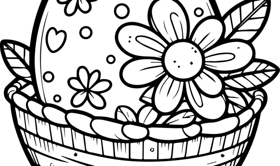 Easter Eggs Coloring Pages