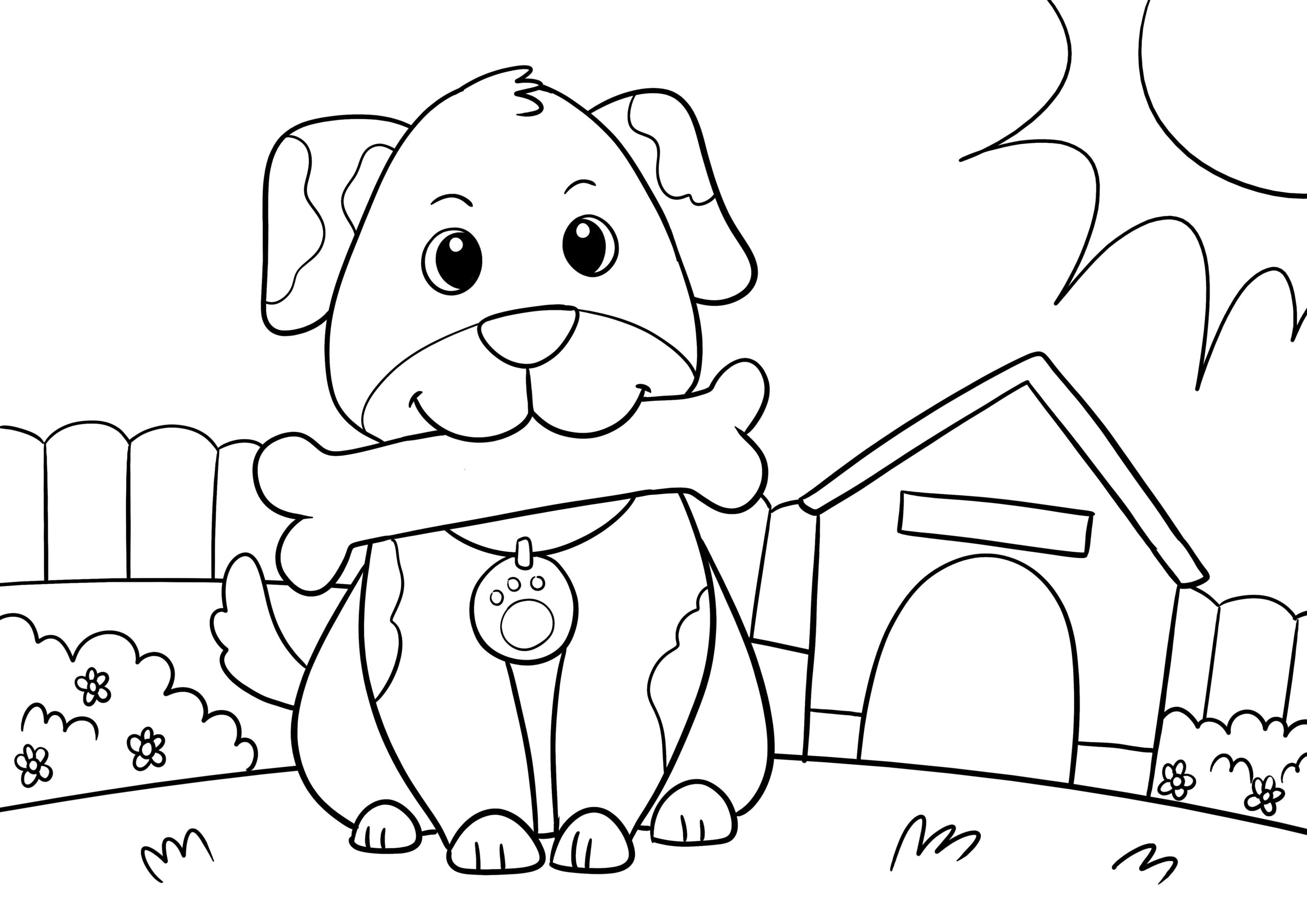 coloring pages of dogs