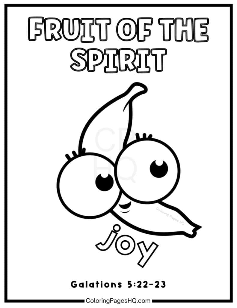 Cute Fruit Of The Spirit Coloring Pages Free PDF Printables Coloring Pages HQ Cute Fruit Of The Spirit Coloring Pages Free PDF Printables Coloring Pages HQ