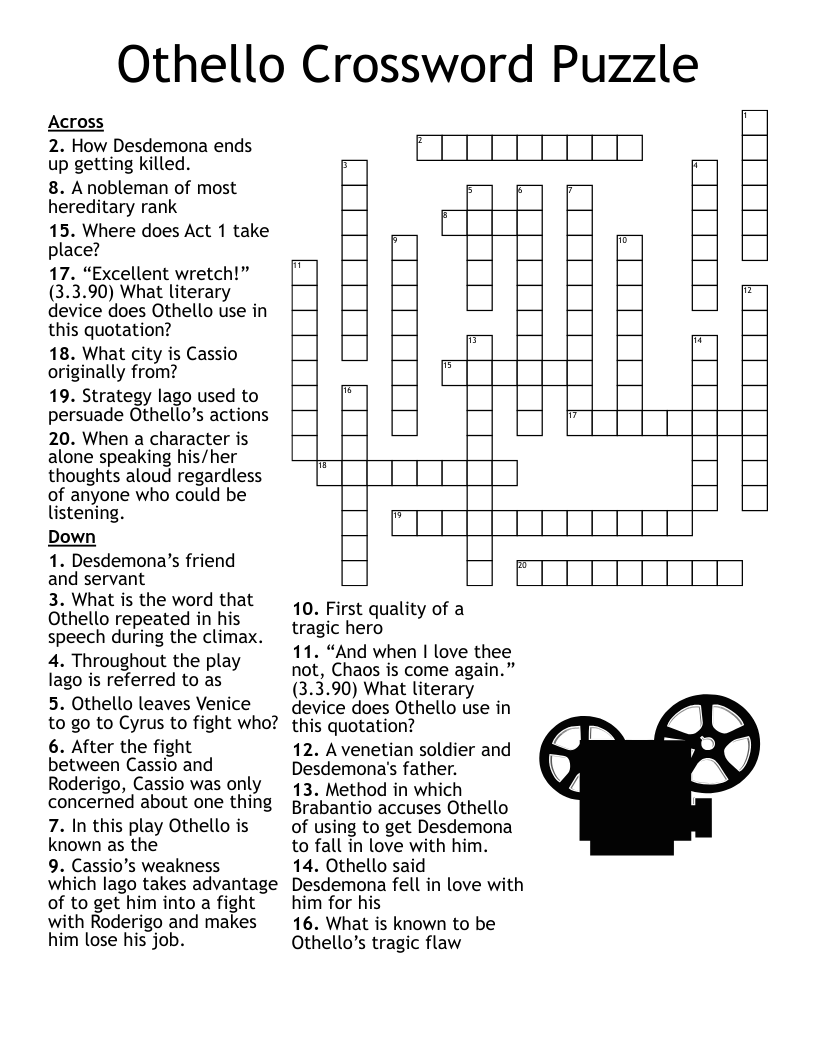 Cyrano De Bergerac Characters Crossword WordMint Cyrano De Bergerac Characters Crossword WordMint