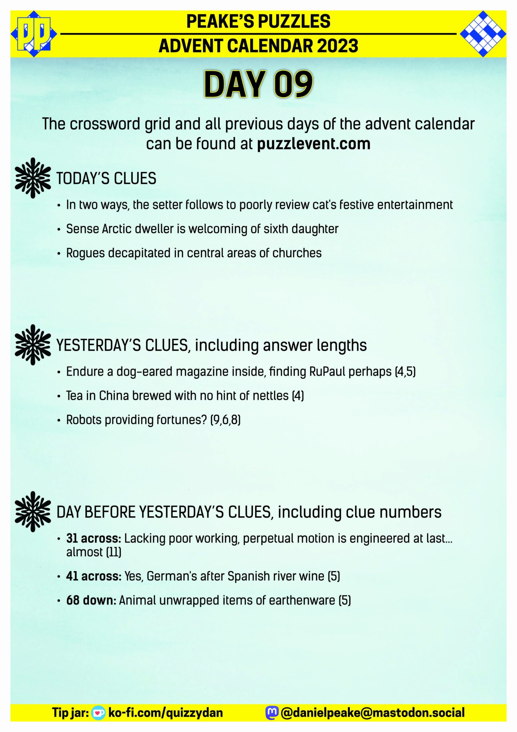 Daniel Peake Behold It Is Day 9 Of Puzzle Mastodon Daniel Peake Behold It Is Day 9 Of Puzzle Mastodon