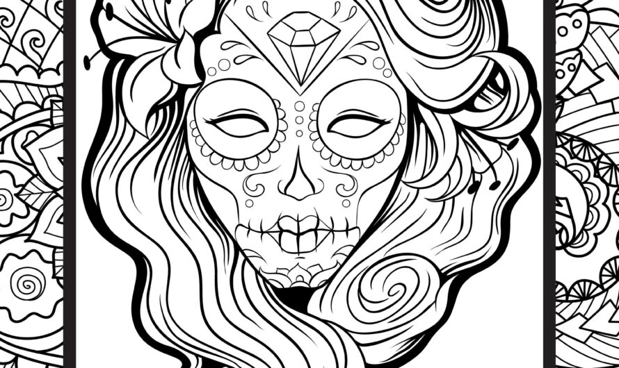 Day Of The Dead Coloring Pages