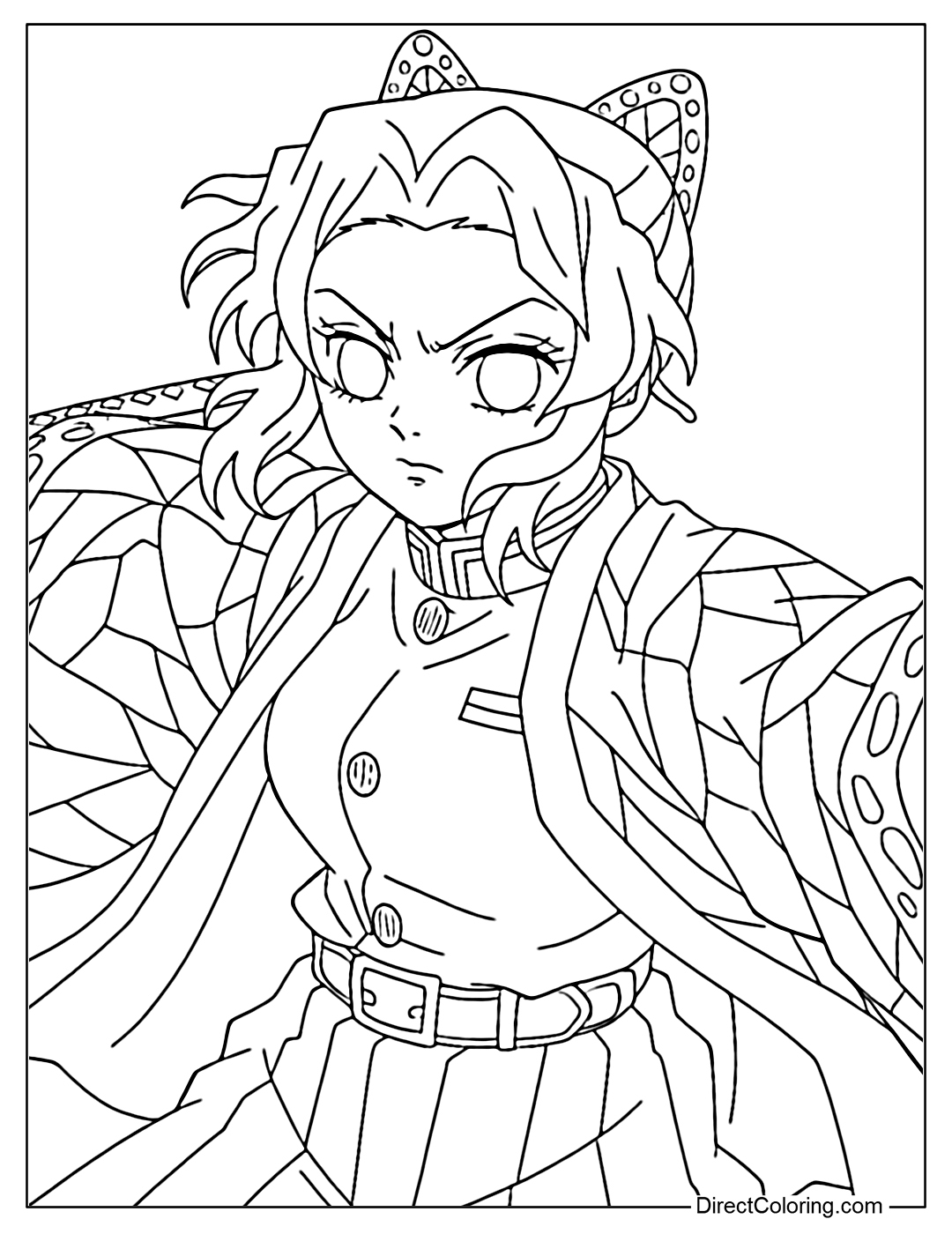 demon slayer coloring page demon slayer coloring page