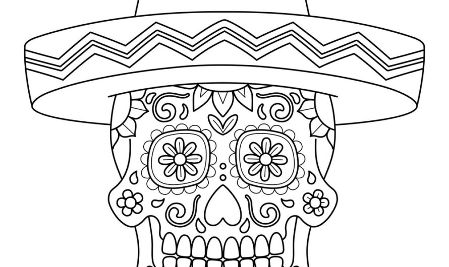 Dia De Los Muertos Coloring Pages