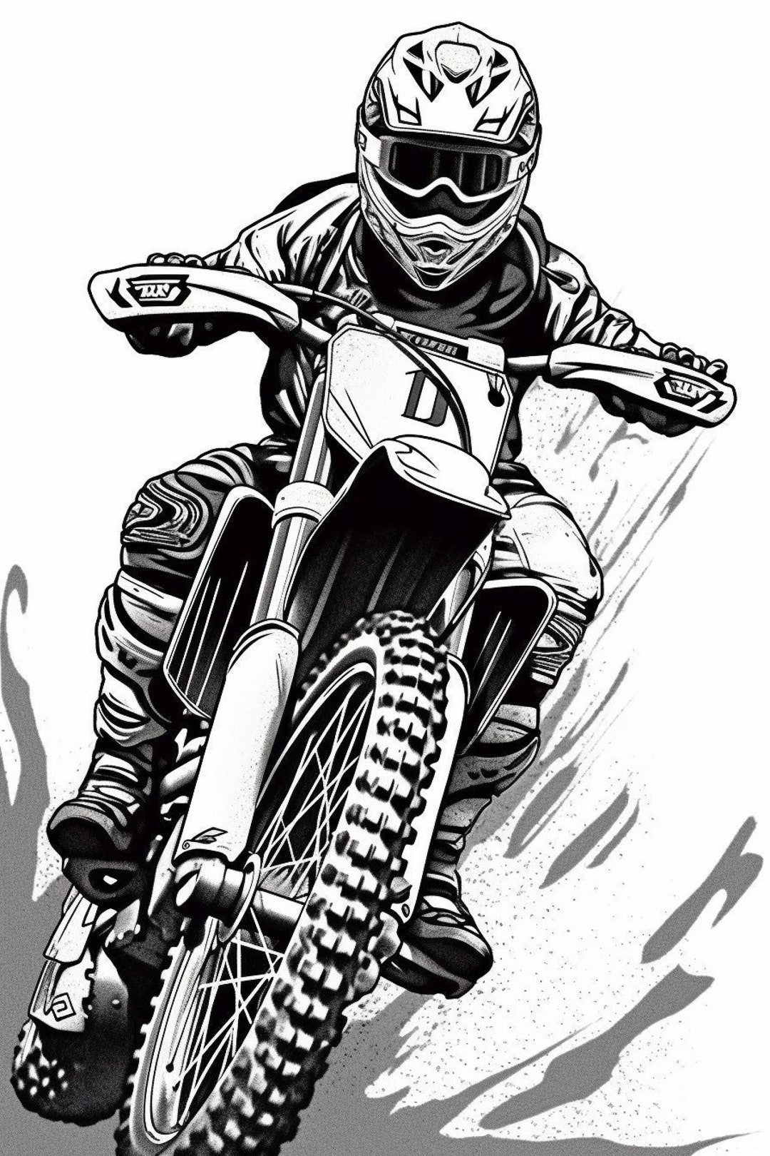 Digital Dirt Bike Coloring Pages Etsy Digital Dirt Bike Coloring Pages Etsy