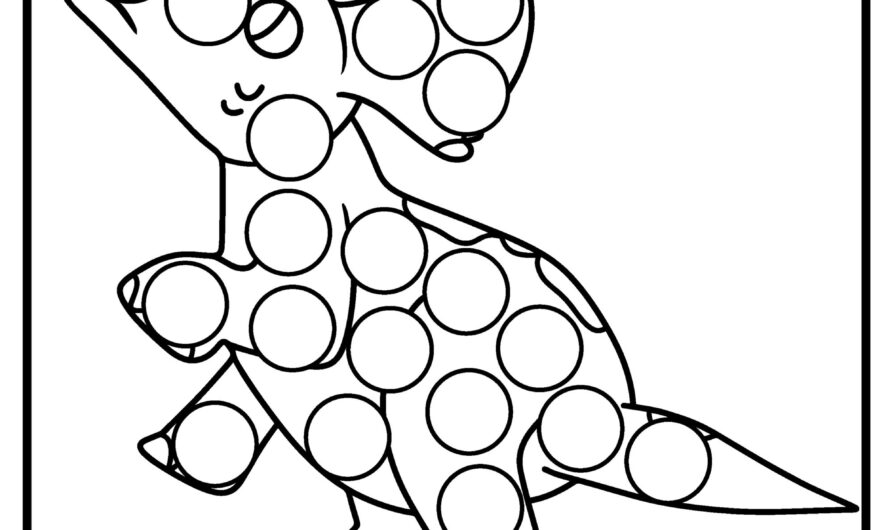Dot Marker Coloring Pages