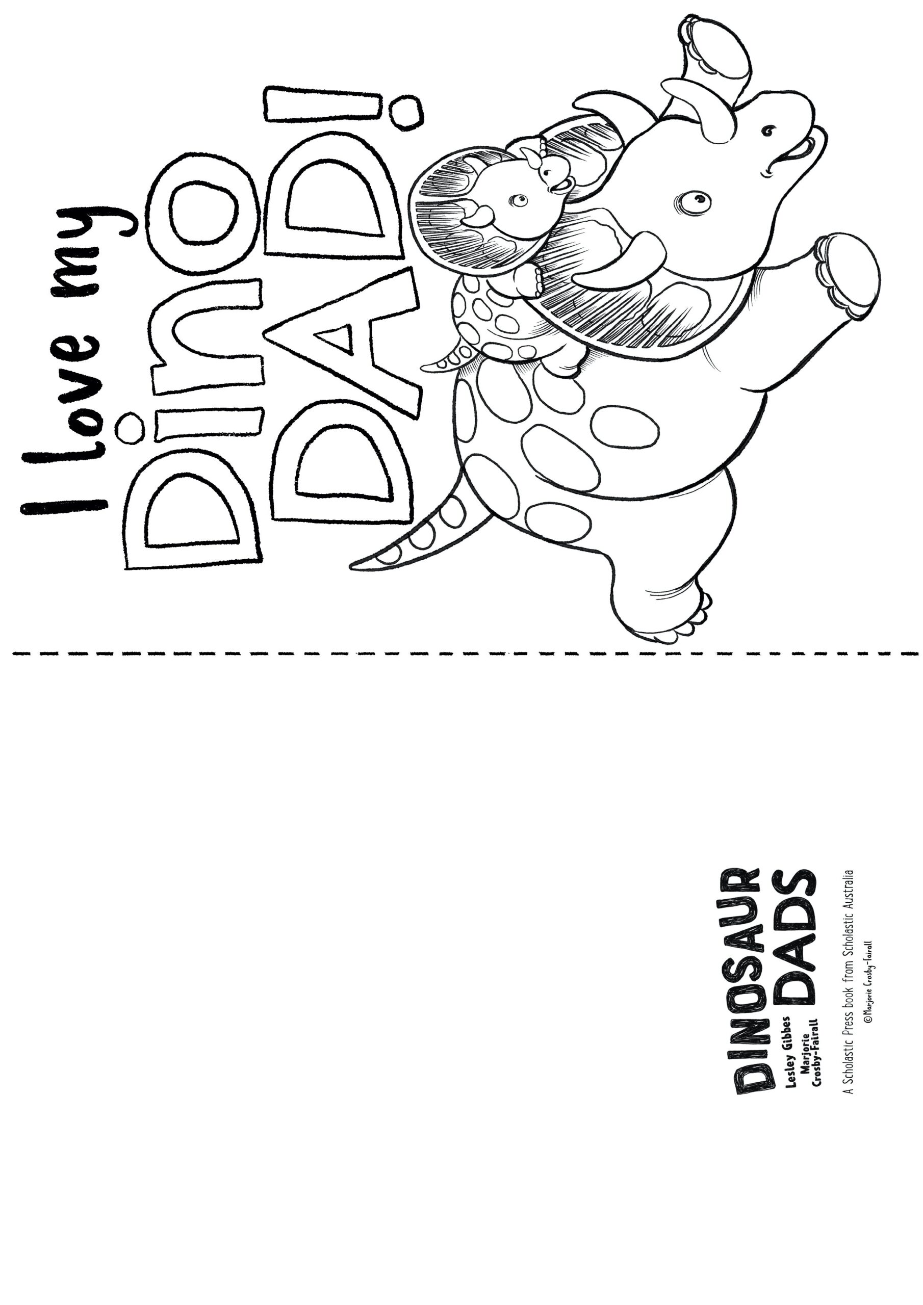 Dinosaur Dads Activities Marjorie Crosby Fairall