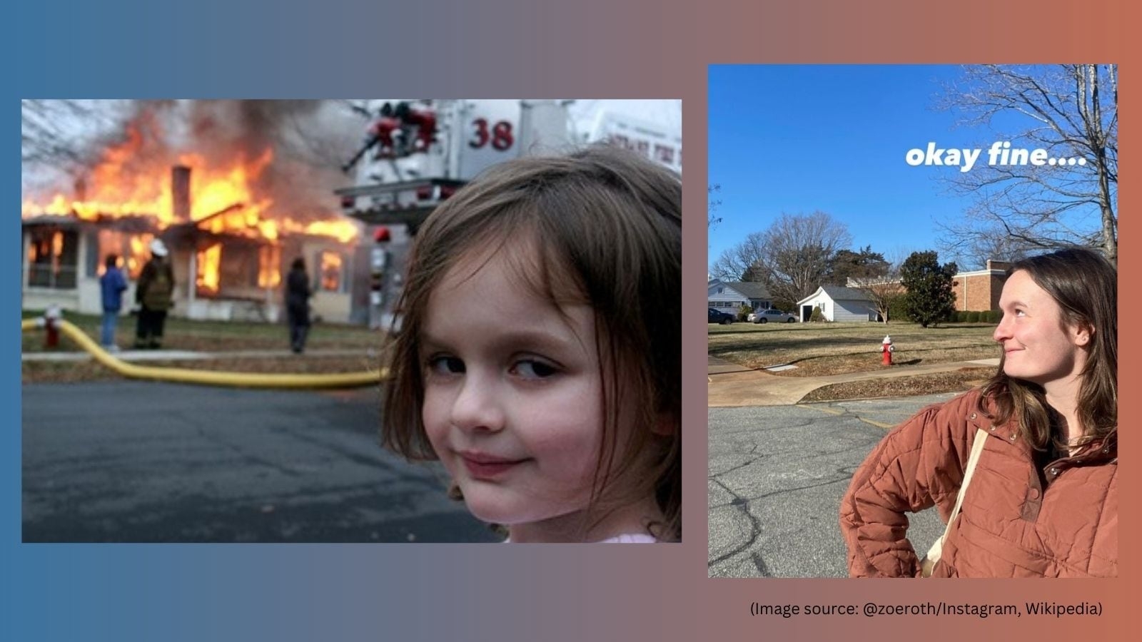 Disaster Girl Zoe Roth Recreates The Iconic Meme 20 Years Later Trending News The Indian Express