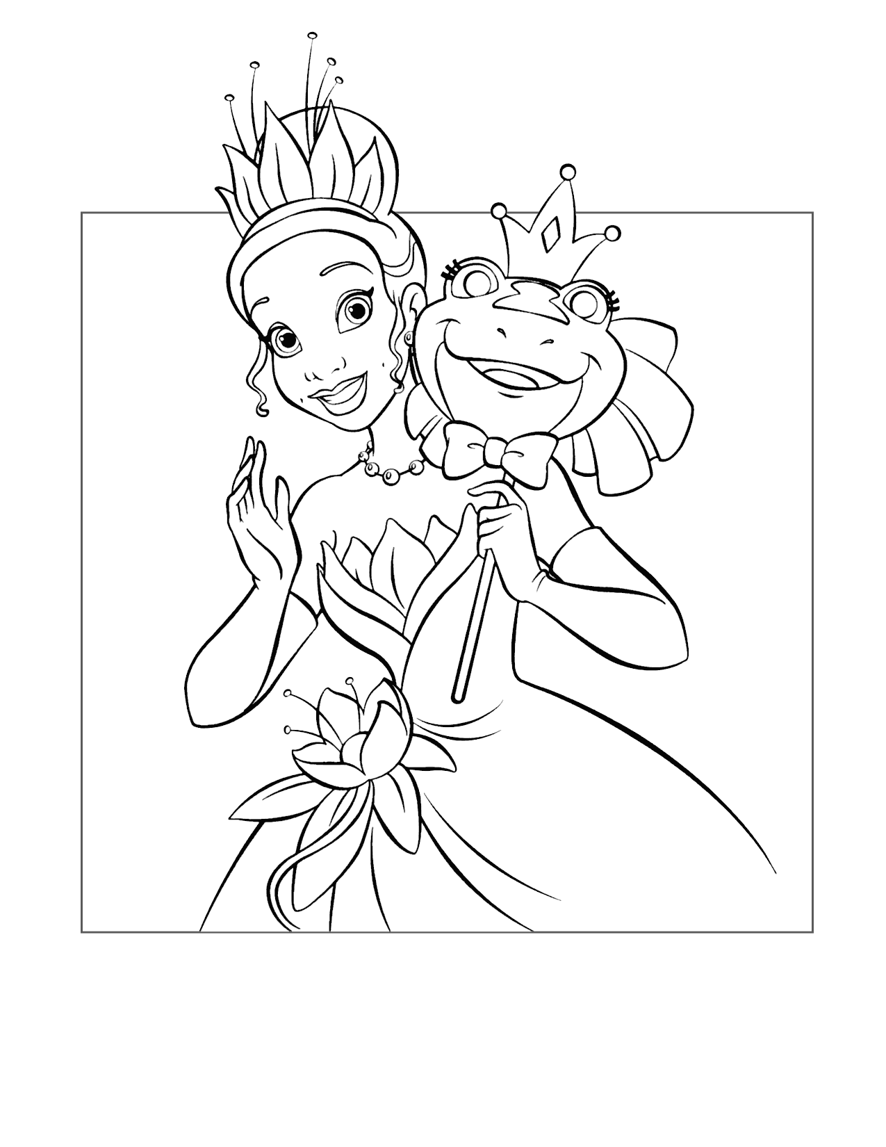 princess tiana pictures to color princess tiana pictures to color