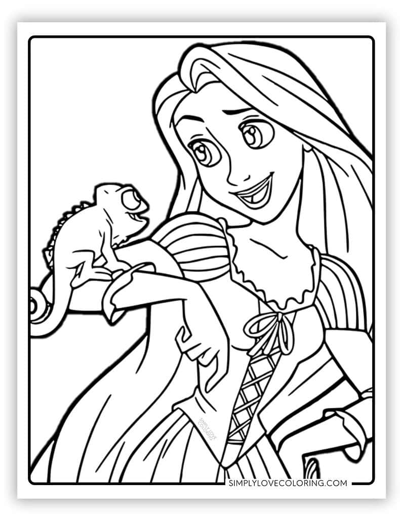 Disney Princess Coloring Pages Free PDF Printables Simply Love Coloring Disney Princess Coloring Pages Free PDF Printables Simply Love Coloring