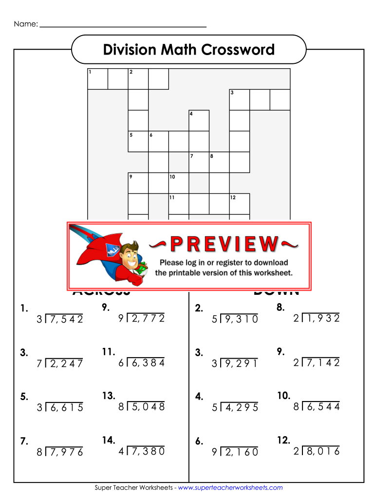 Division Math Crossword Fill Out Sign Online DocHub Division Math Crossword Fill Out Sign Online DocHub