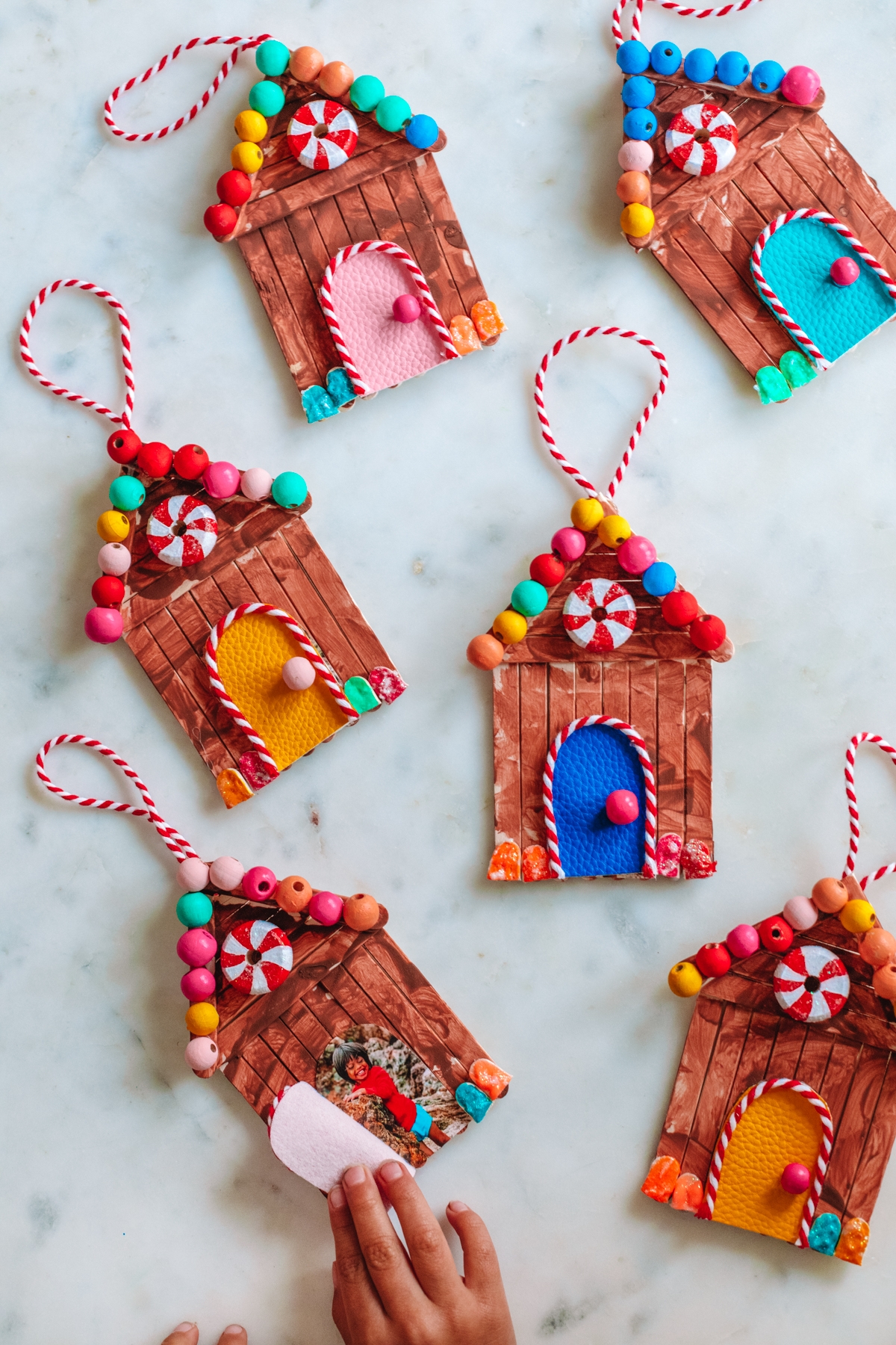 DIY Popsicle Stick Gingerbread House Ornaments Studio DIY DIY Popsicle Stick Gingerbread House Ornaments Studio DIY