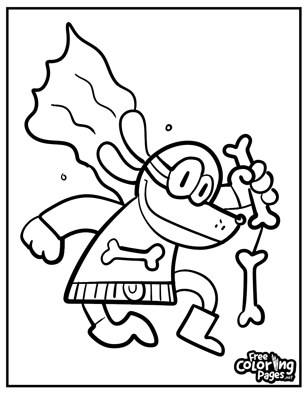 Dog Man Coloring Pages Free Coloring Pages Dog Man Coloring Pages Free Coloring Pages