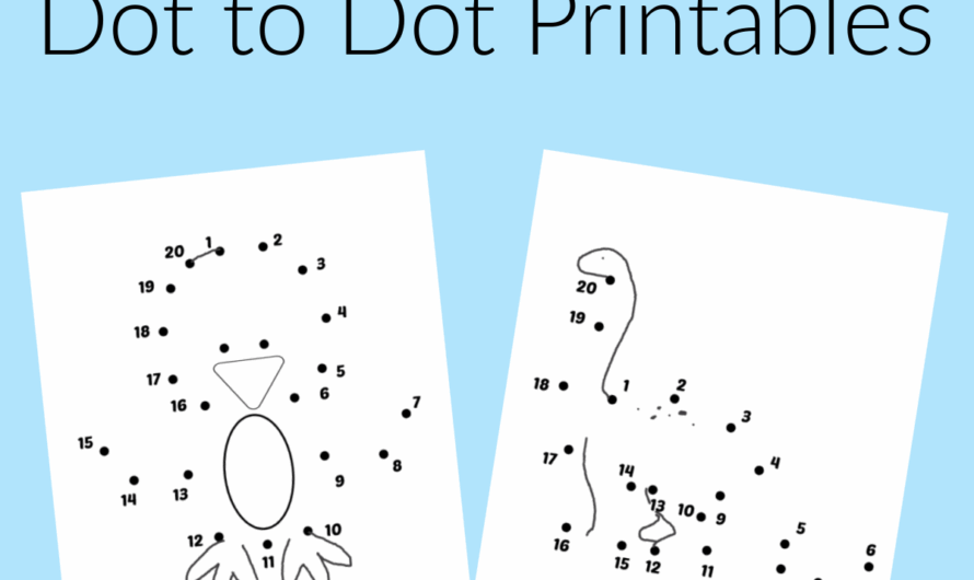 Connect The Dots Free Printable