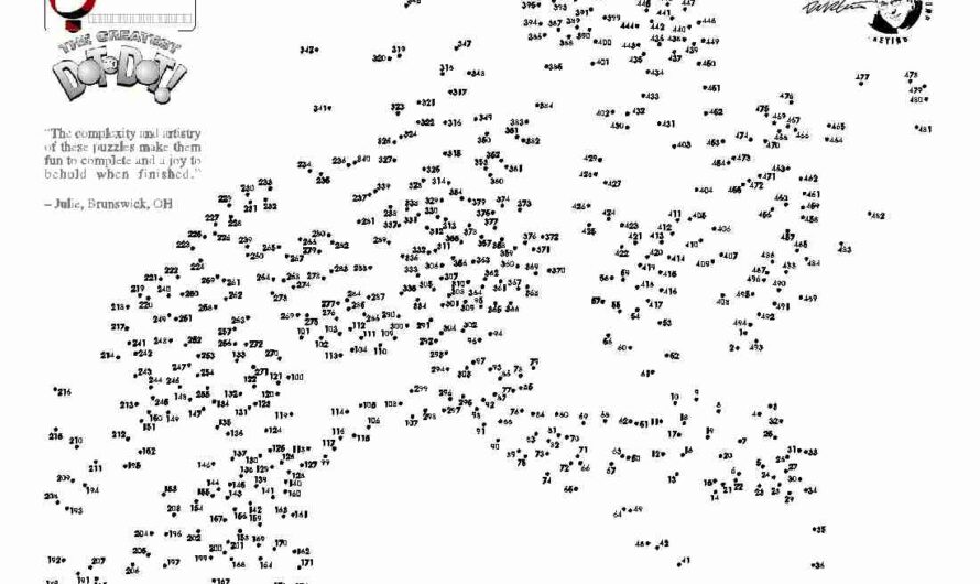 Connect The Dots Printable Free