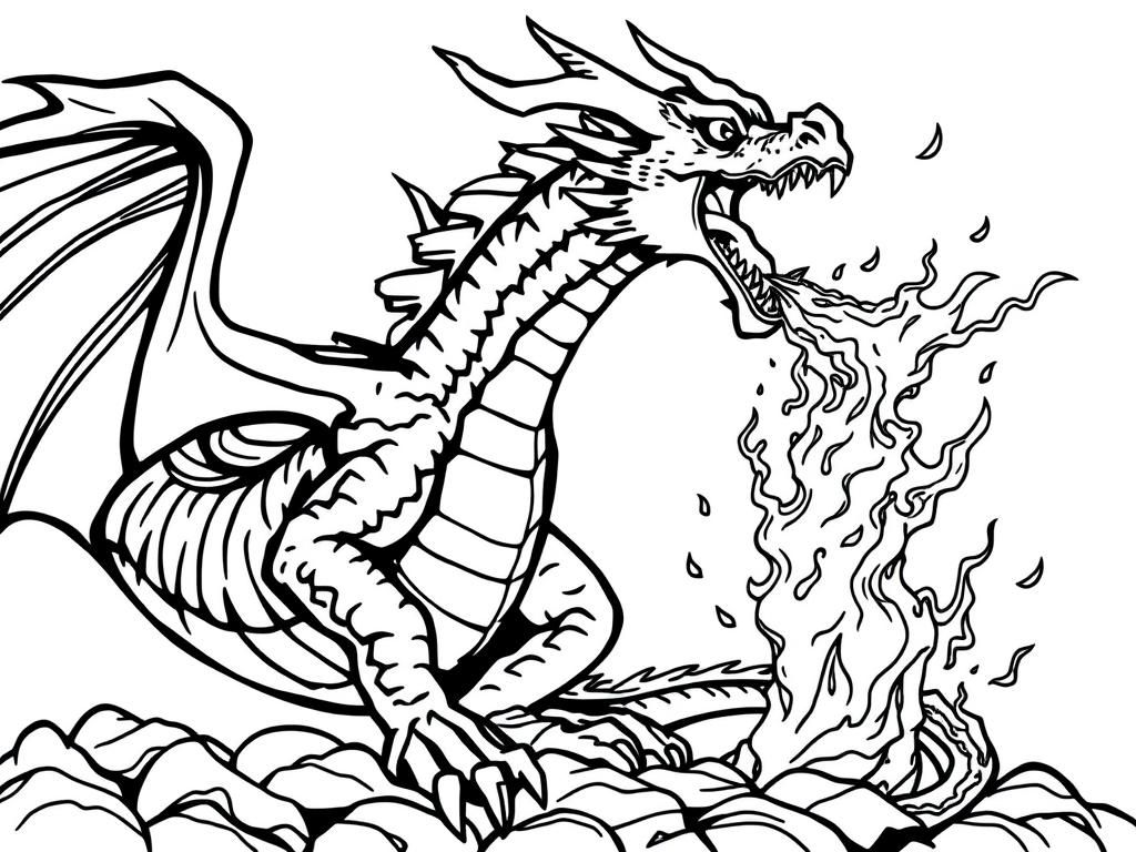 Dragon Coloring Page Free Printable Coloring Page Dragon Coloring Page Free Printable Coloring Page