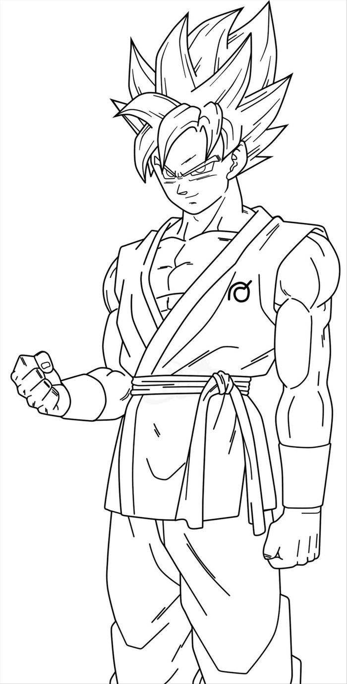 Dragonball Z Coloring Pages Goku Dragonball Z Coloring Pages Goku