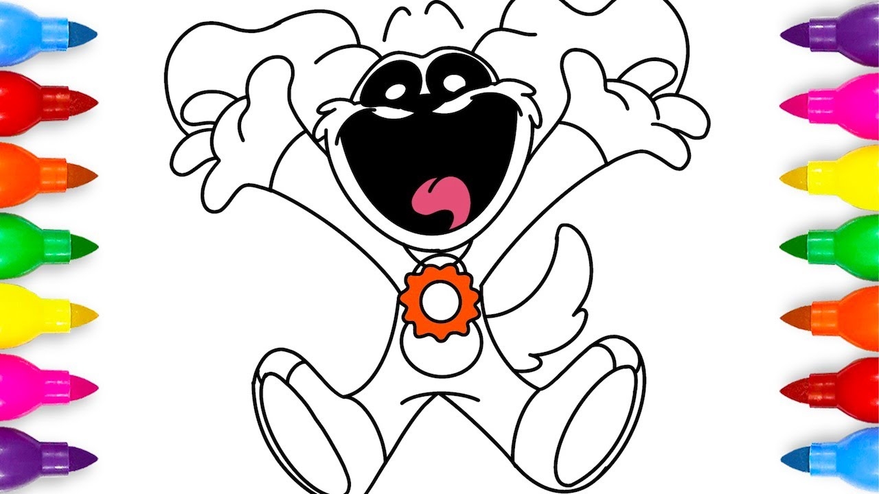 Drawing DogDay Coloring Pages Poppy Playtime Chapter 3 YouTube Drawing DogDay Coloring Pages Poppy Playtime Chapter 3 YouTube