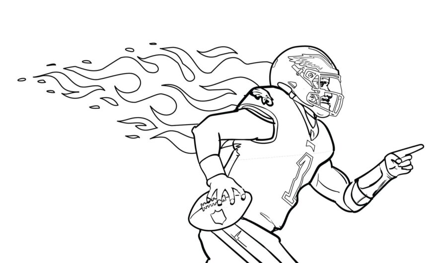 Philadelphia Eagles Football Coloring Pages