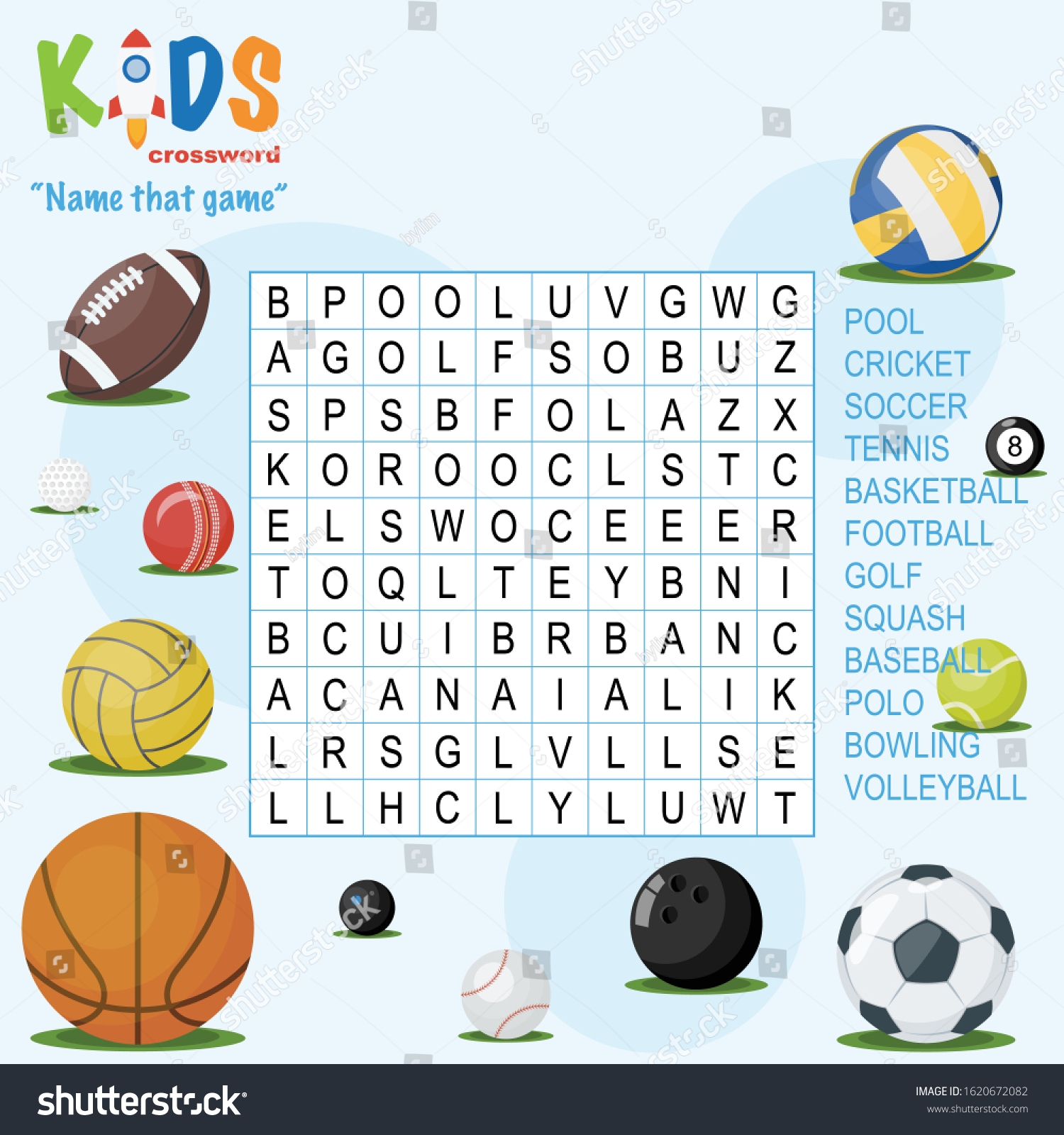 Easy Crossword Puzzle Name That Game Stock Vector Royalty Free 1620672082 Shutterstock Easy Crossword Puzzle Name That Game Stock Vector Royalty Free 1620672082 Shutterstock
