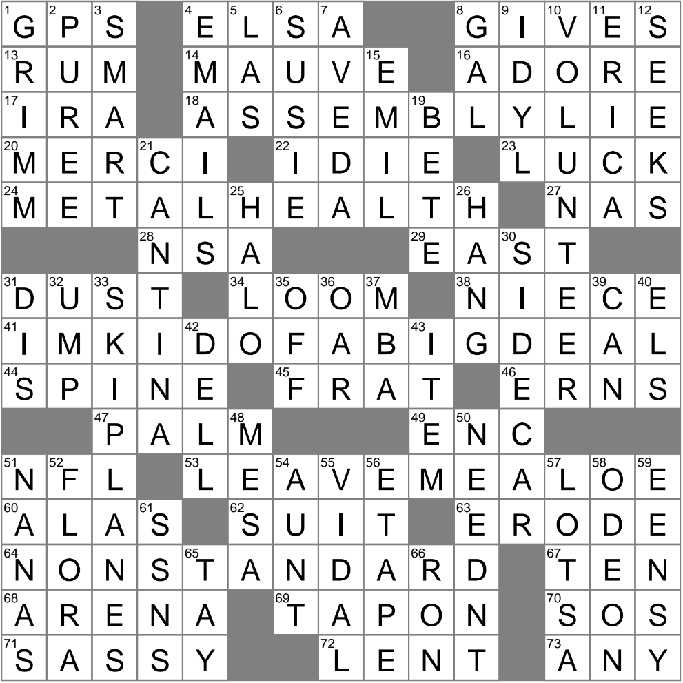 Eco friendly Spa Brand Crossword Clue Archives LAXCrossword Eco friendly Spa Brand Crossword Clue Archives LAXCrossword