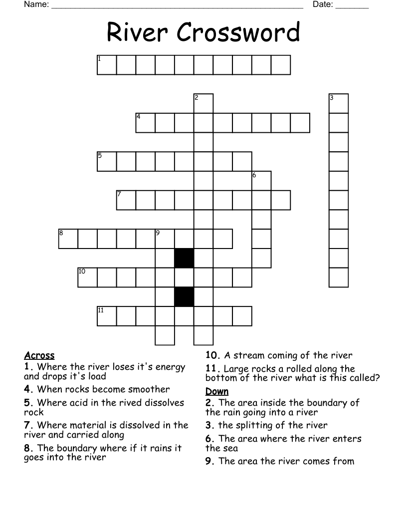 English River Crossword Clue 4 Letters English River Crossword Clue 4 Letters