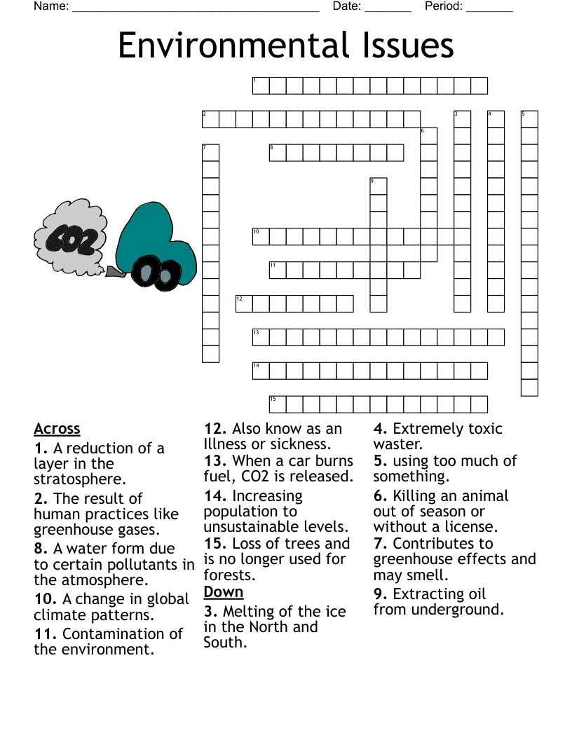 Environment Crossword WordMint